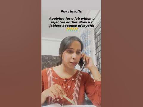 POV: when u reject job offer before layoff,😭 #layoffs #corporatelife #