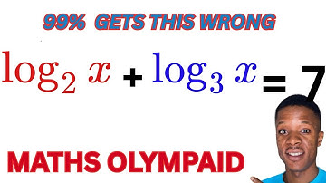 99% Fail This Logarithm Puzzle! | Maths Olympiad Challenge