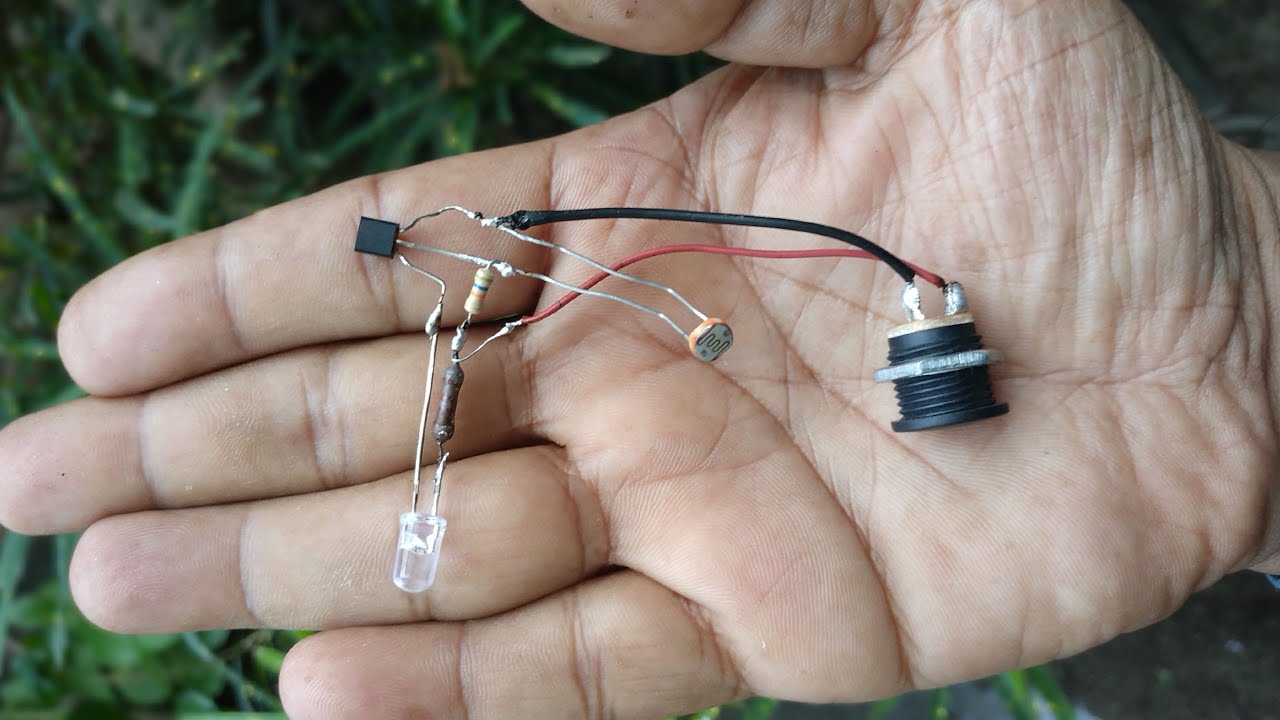 LDR Circuit Making  || LDR Circuit Diagram || How to work LDR (Light Dependent Resistor)