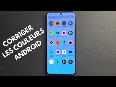 Comment remettre les couleurs normales sur mon téléphone Android