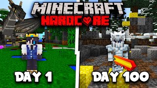 I Survived 100 Days in a Modded Hardcore Minecraft World.. Here&#39;s What Happened