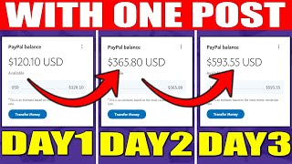 Get Paid $500  For FREE Using Only ONE POST on FaceBook (Make Money Online With Facebook)