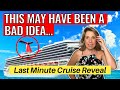 UPCOMING CRUISE REVEAL &amp;  "Ask Me Anything" Q &amp; A