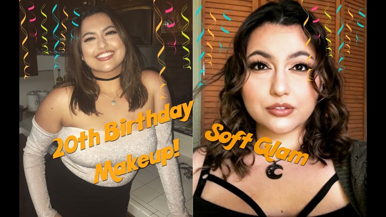 Soft Glam Tutorial | My 1st 20th Birthday Makeup Look!