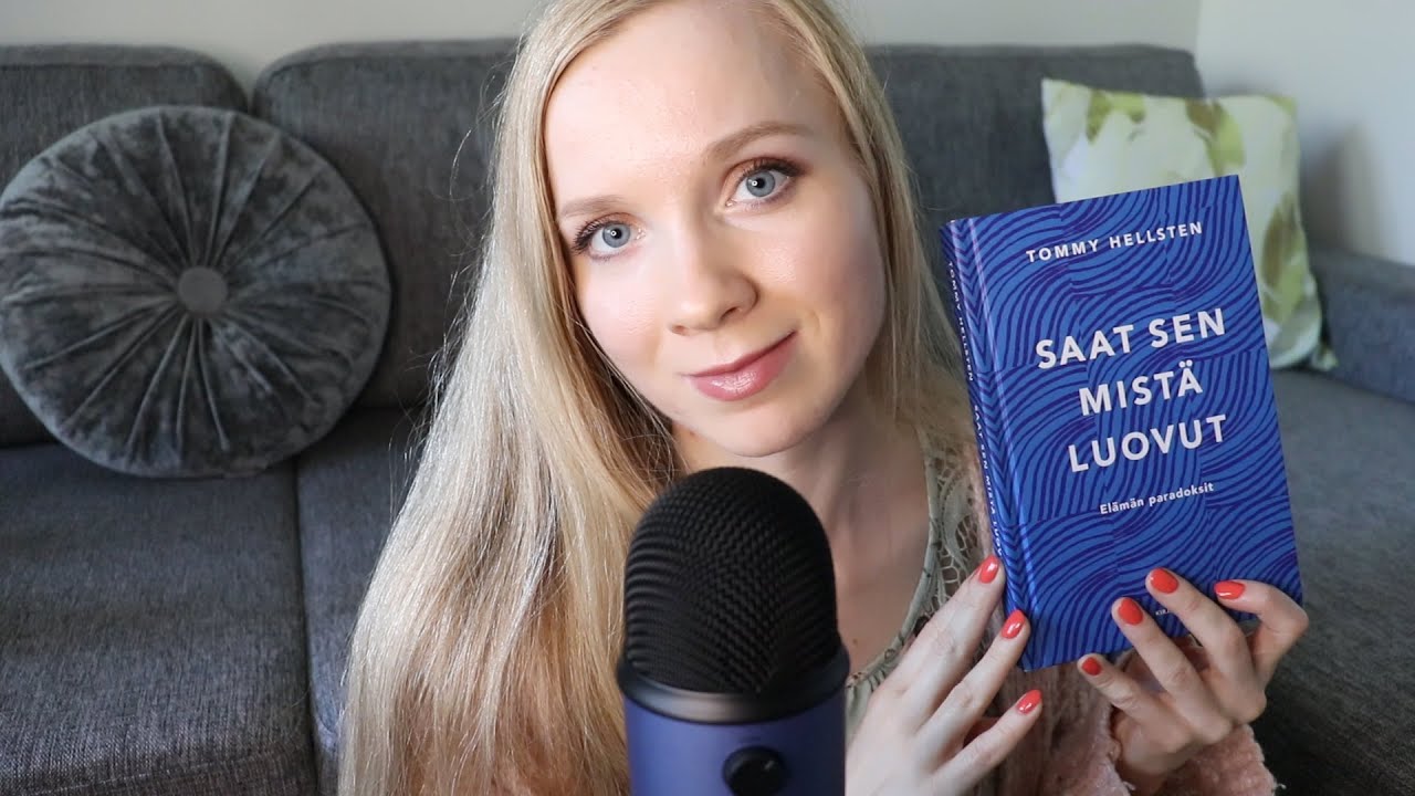 ASMR SUOMI Kirjan Lukeminen (Tommy Hellsten) Kuiskailua 💤ASMR FINNISH WHISPERING FOR SLEEP Reading
