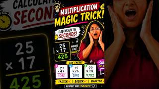 Multiplication Tricks.   #mathshelp #mathshorts #education #icse #cbse #mathswithminee #mathsshorts