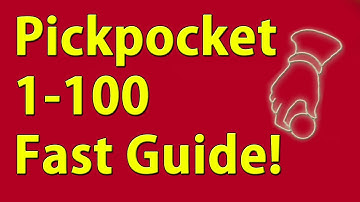 Pickpocket 1-100 Guide Skyrim Fastest way to level!