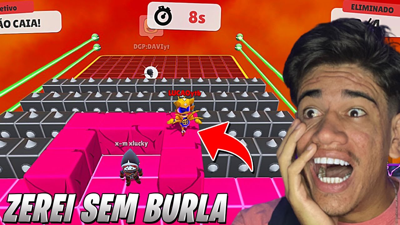 Burlas do mapa BLOCK DASH LENDÁRIO 🔥 PRT4 #stumbleguys #burlas #burla