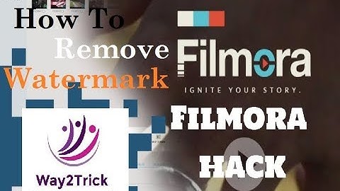 How To Remove Watermark From Filmora Wondershare FREE 2017