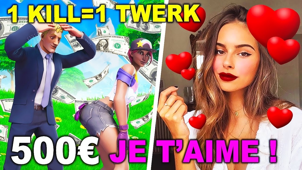 J’ai dragué et DÉFIÉ des FILLES S*XY en CAM avec de l’ARGENT sur Fortnite ! (sa marche 100%)