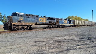 Backlit CSX Through Gary, IN w/ A CSX GP38-2 Trailing!
