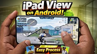 Get Bgmi iPad view for any Android device | Permanent Full screen iPad view | Bgmi Ipad View screenshot 5