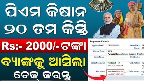 PM Kisan 20th Installment Date 2025 Status Check Online ! PM Kisan DBT Payment Status Check in PFMS