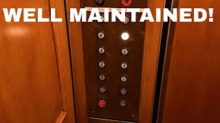 (NOW MODDED) PRISTINE, VINTAGE Dover Traction Elevators | Graham Plaza | Bloomington, IN
