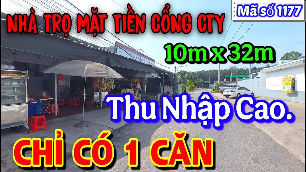 Nhanh Còn Kịp. Cặp Nhà Trọ Mặt Tiền " TRƯỚC CỬA CTY ". Dt 320m2 Chỉ cÓ một Căn Duy Nhất.