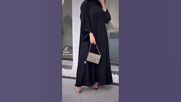 عبايات سوداء انيقه 2023 