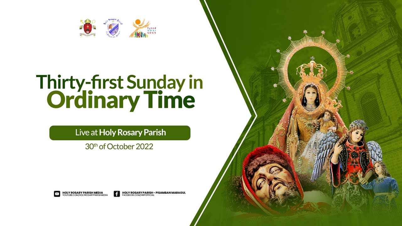 Thirty-first Sunday in Ordinary Time | 30 October 2022 - YouTube