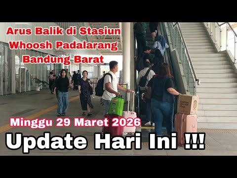 Fenomena Apa ! Penumpang Whoosh Stasiun Padalarang Arus Balik Libur Idul Fitri 1447 di Era KDM #kdm