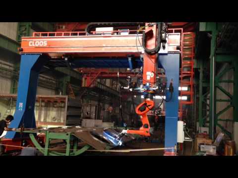 Cloos Portal Gantry Robot Welding System