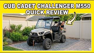 Cub Cadet M550 UTV Quick Review