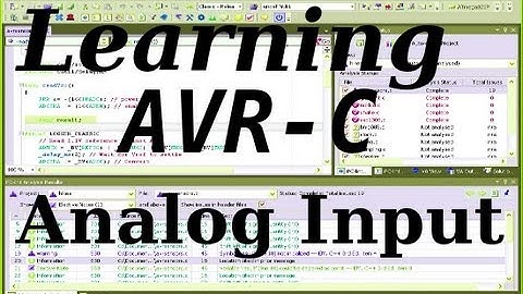 Learning AVR-C Episode 8: Analog Input