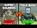 10 SUPER SOLDIERS VS TESLA BOSS | Deadrails