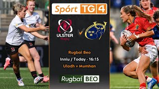 Uladh V Mumhan  Craobh Rugba Idirchige Vodafone 2025  Rugba Beo Ar Tg4