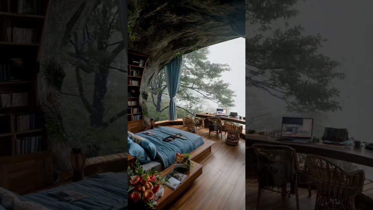 listening to the rain with a warm blanket 