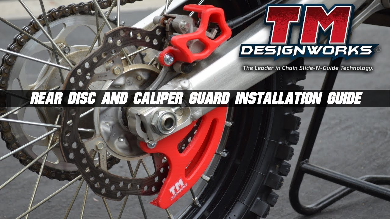 Tm Designworks Rear Rotor Guard Feature & Benefit /How to Install: TM Designworks 2025 Honda Rear Disc ...