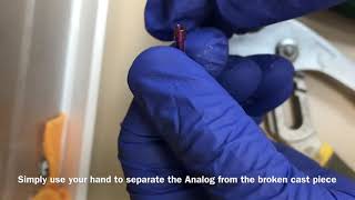 How to take out the implant Analog from the cast by Lochuynhdmd