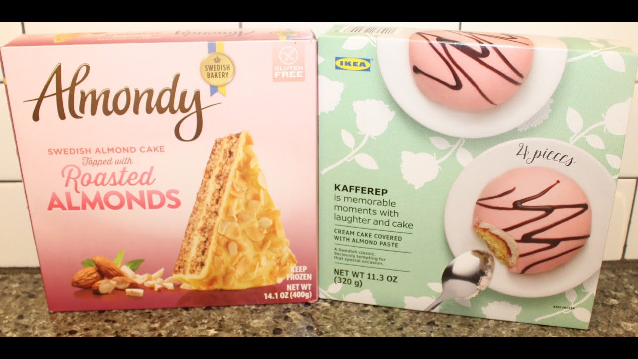 IKEA Almondy Swedish Almond Cake Kafferep Cream Cake Covered With 