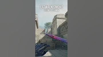 mid catwalk smoke from CT spawn on Ancient #cs2 #counterstrike2 #shorts