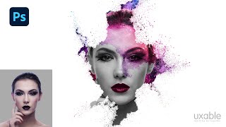 Photoshop Tutorial - Learn How to Create Splash Portrait Effect screenshot 3