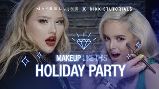 Holiday Makeup Look Tutorial Ft. NikkieTutorials + CassidySecrets | Maybelline New York