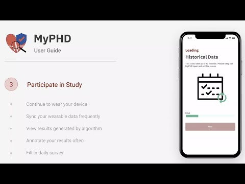MyPHD Tutorial * Section 3: Participation in Study