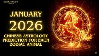 January 2026 Chinese Astrology Prediction For Each Zodiac Animal/ Fengshui screenshot 1