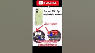 Redmi 13C 5G Light Issue Solved | Easy Display Repair! #TechShorts #DIY