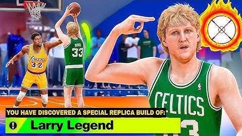 Larry Bird Build is Lethal Shooter in Random Rec NBA 2k25 