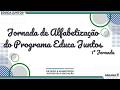 28/05 - Jornada de Alfabetização - Encontro 2 Manhã
