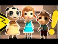 いたずらな子供たちがエレベーターで遊んでいます👮♂️😵😱 ああ、だめです! 私たちは行き詰まっています👮♂️😵😱 警備員、助けてください