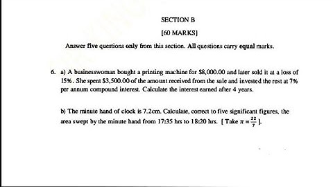 NOVDEC 2024 CORE MATHS THEORY QUESTION 6