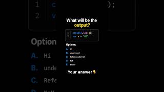 JavaScript Output Challenge #JSQuiz #interview #coding #javascript #programming #python #react #ui