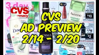 CVS AD PREVIEW (2/14 - 2/20) | AVEENO, DOVE, NEXXUS & MORE!