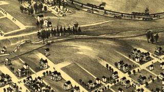 Lindsey Pennsylvania 1895 Panoramic Bird's Eye View Map 7068