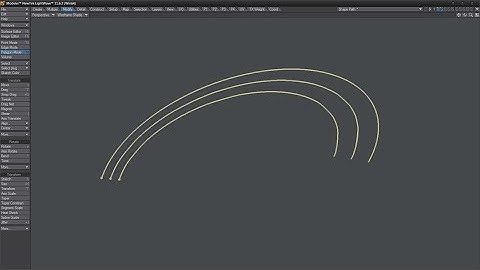 LightWave Model - Center Path #1