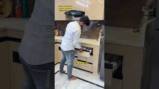 Small Modular Kitchen Design , Acrylic Modular Kitchen Design , Bed Kitchen Design #kitchen #shorts