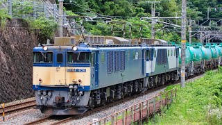JR貨物EF64重連1026+1020 中央西線貨物列車