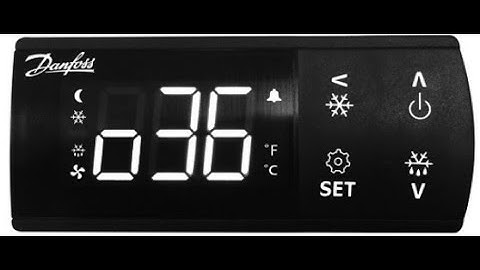 FUNCIONAMIENTO Controlador Erc 213 danfoss Ajuste Termostato controller Manual Español ELECTRONICO