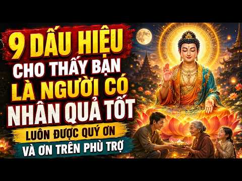 9 DẤU HIỆU - CHO THẤY BẠN LÀ NGƯỜI CÓ NHÂN QUẢ TỐT - LUÔN ĐƯỢC QUÝ ƠN VÀ ƠN TRÊN PHÙ TRỢ!