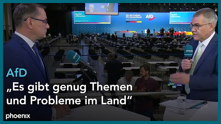 AfD-Parteitag: Interview mit dem AfD-Fraktionsvorsitzenden Tino Chrupalla